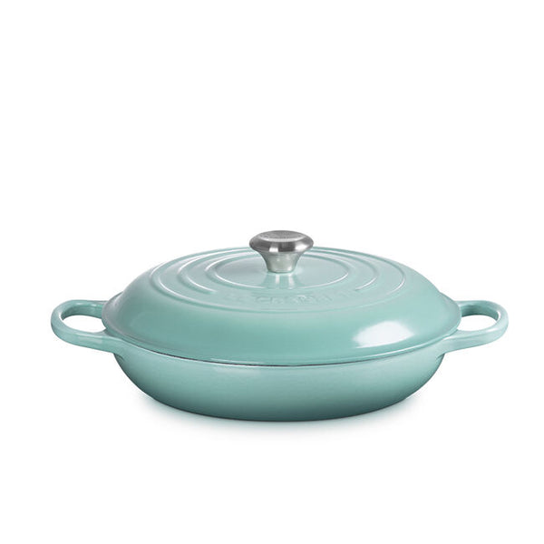 Kitchengrips Braiser Sage Enameled Cast Iron