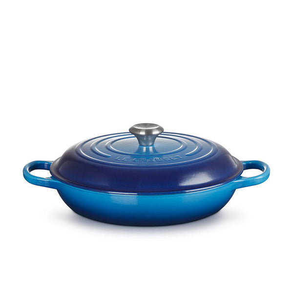Kitchengrips Braisers Blueberry Enameled Cast Iron