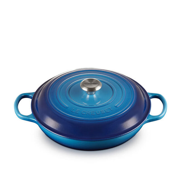 kitchengrips Braisers Blueberry Enameled Cast Iron