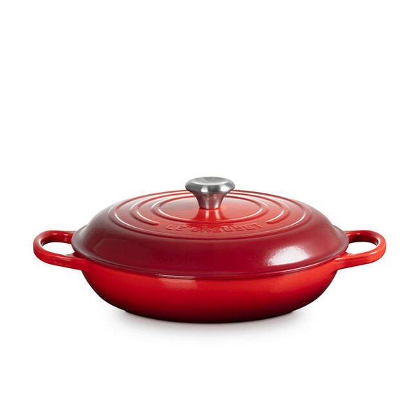 Kitchengrips Braisers Cerise Enameled Cast Iron