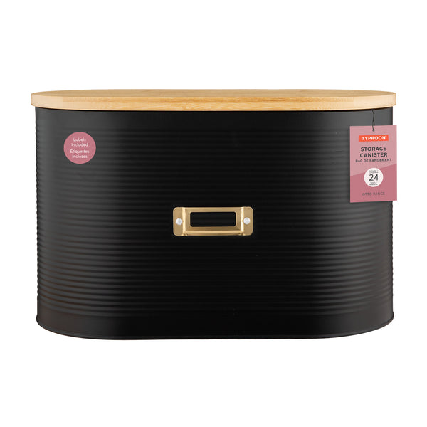 Kitchengrips Bread Bin Black