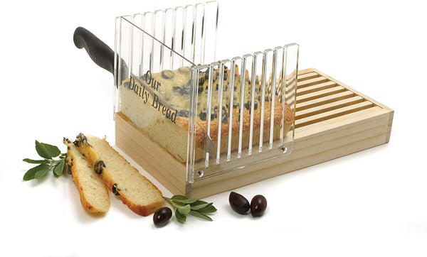 Kitchengrips Bread Slicer With Crumb Catcher