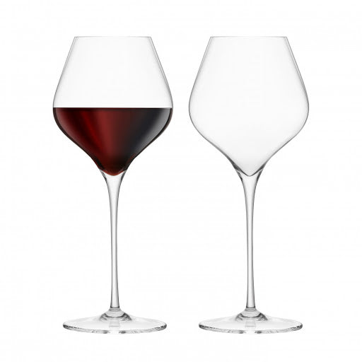 kitchengrips Burgundy Wine Glass Set