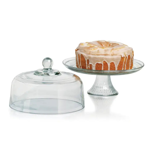 kitchengrips Cake Stand With Glass Dome