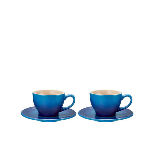 kitchengrips Cappuccino Cup & Saucer Set Blueberry