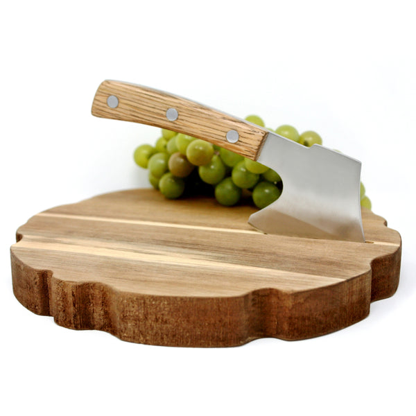 kitchengrips Cheese Platter with Cleaver