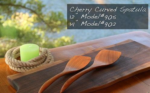 kitchengrips Cherry Wood Curved Spatula