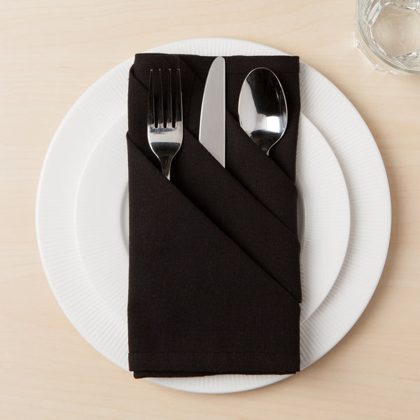 kitchengrips Cloth Napkin Set Black