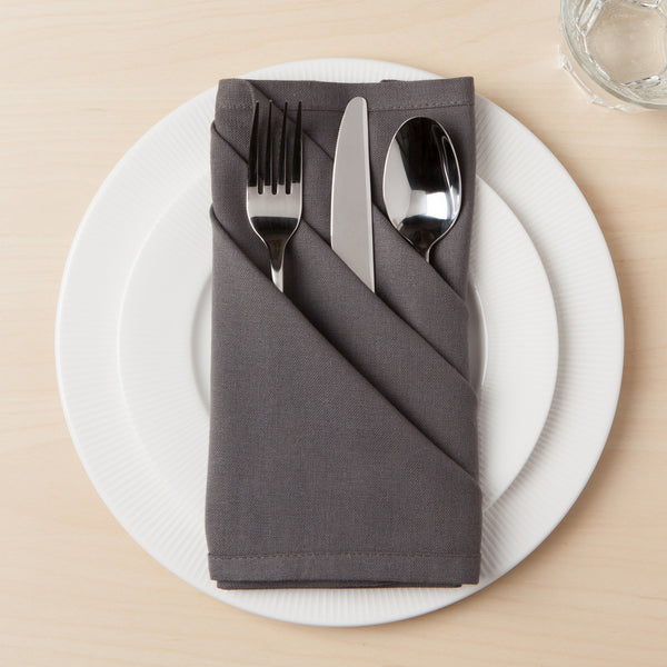 kitchengrips Cloth Napkin Set Charcoal