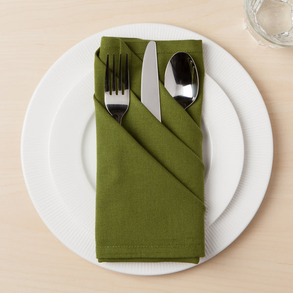 kitchengrips Cloth Napkin Set Fir Green