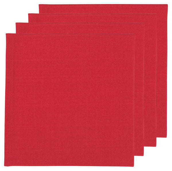 kitchengrips Cloth Napkin Set Red