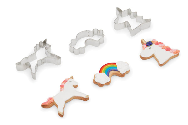 kitchengrips Cookie Cutter Set Unicorn