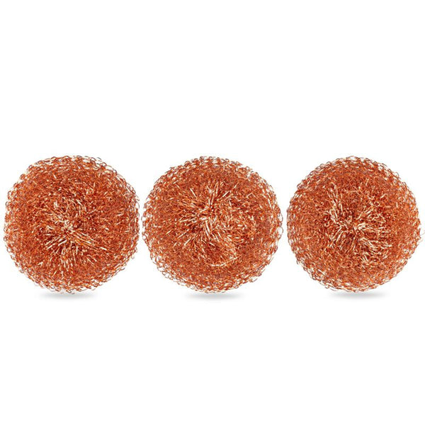 Kitchengrips Copper Scrubbers Set 3