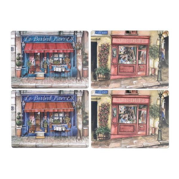 kitchengrips Cork Placemats Set Cafe de Paris