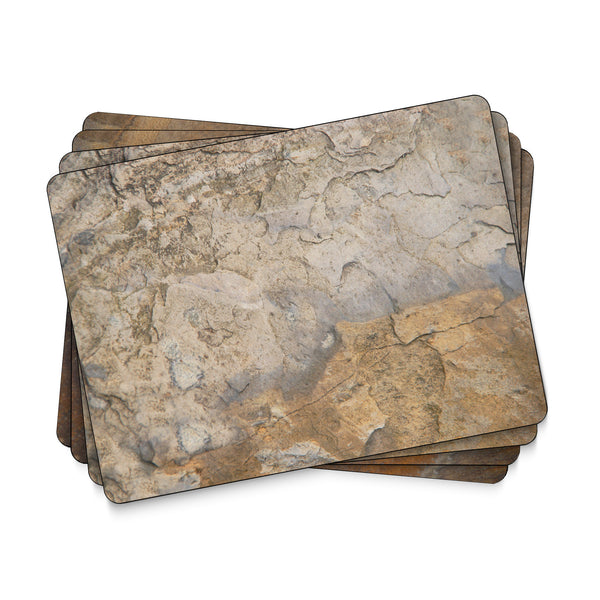 kitchengrips Cork Placemats Set Earth Slate