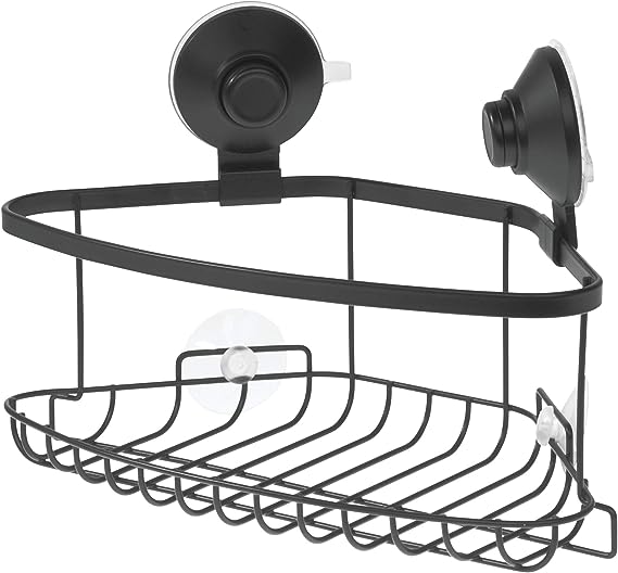 Kitchengrips Corner Basket Matte Black