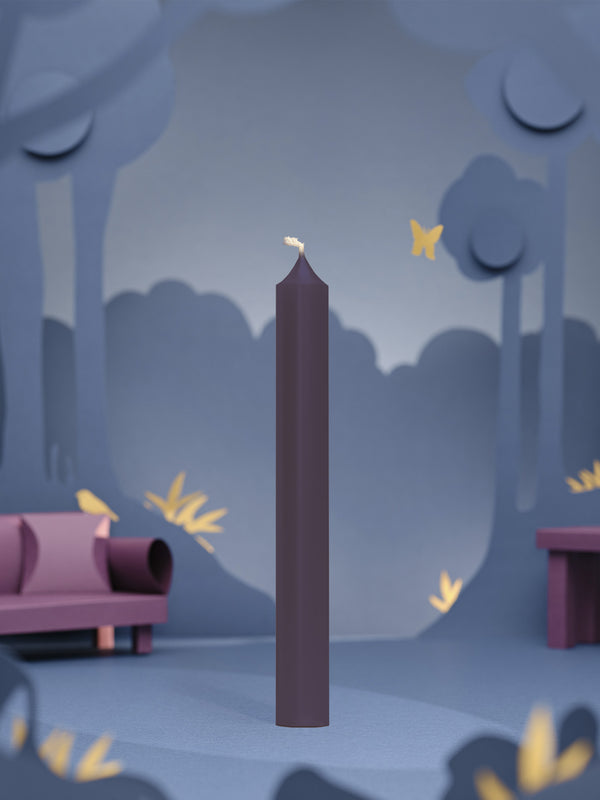 kitchengrips Dinner Candle Plum