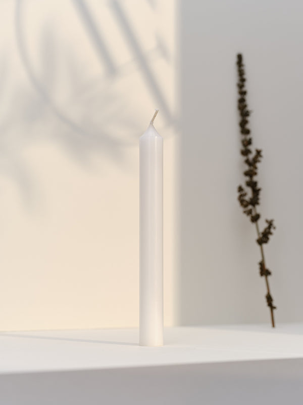 kitchengrips Dinner Candle White