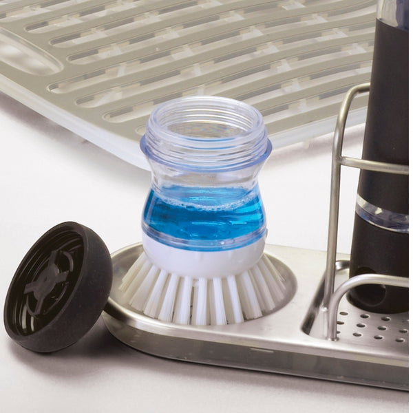 Kitchengrips Dish Soap Dispensing Brush Palm