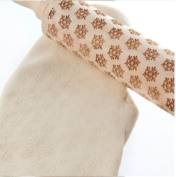 kitchengrips Embossed Snowflake Rolling Pin