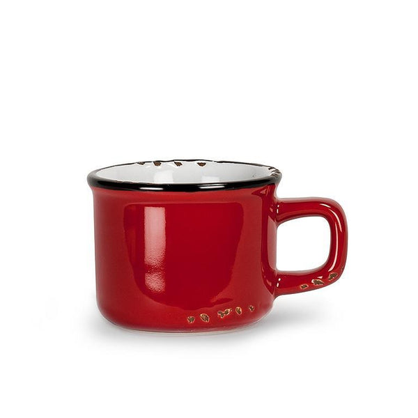 kitchengrips Espresso Cup Enamel Look Red