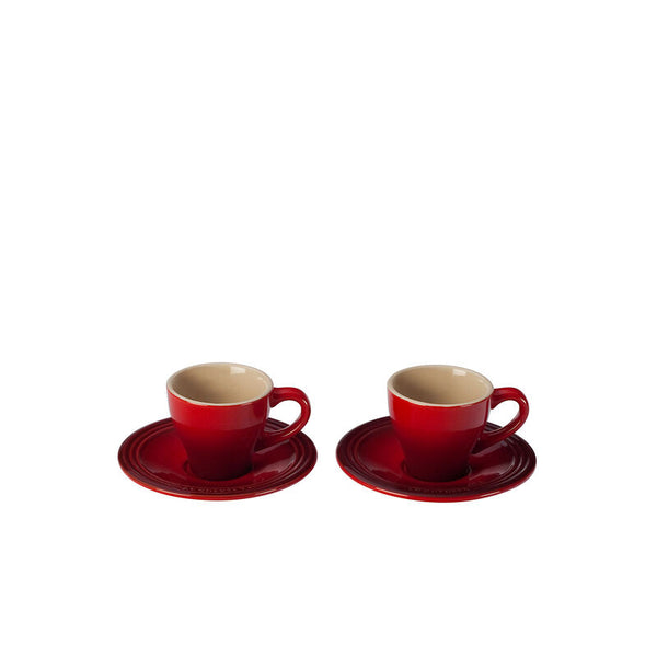 kitchengrips Espresso Cups & Saucers Cerise