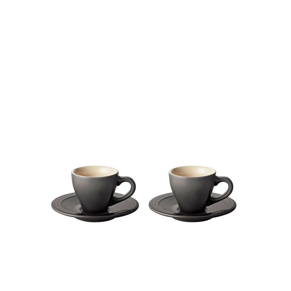 kitchengrips Espresso Cups & Saucers Oyster