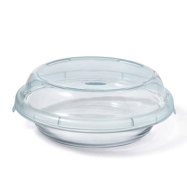 Kitchengrips Glass Pie Plate With Lid