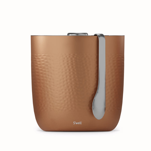 kitchengrips Ice Bucket Hammered Steel