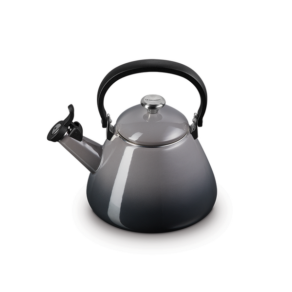 kitchengrips Kone Kettle Enameled Steel Oyster