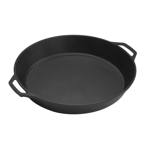 kitchengrips Large Dual Handle Skillet Cast Iron