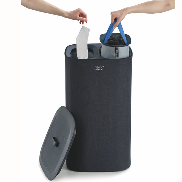 Kitchengrips Laundry Basket 60L Black