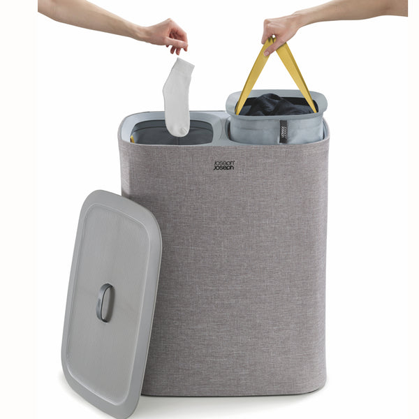 Kitchengrips Laundry Basket 90L Gray