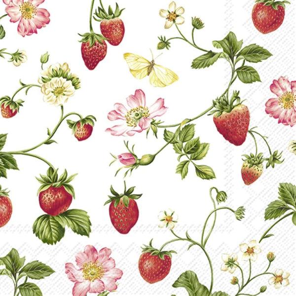 kitchengrips Lunch Napkin Sweet Strawberry