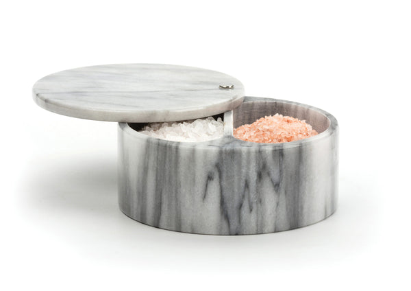 Kitchengrips Marble Salt Bowl With Swivel Top