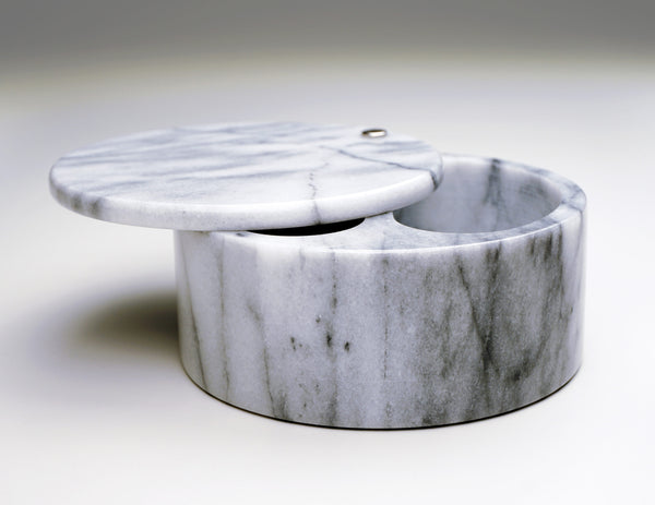 kitchengrips Marble Salt Bowl with Swivel Top