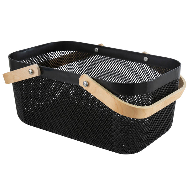 kitchengrips Mesh Storage Basket Large Black