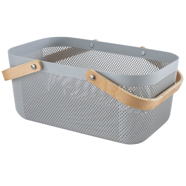 kitchengrips Mesh Storage Basket Large Grey