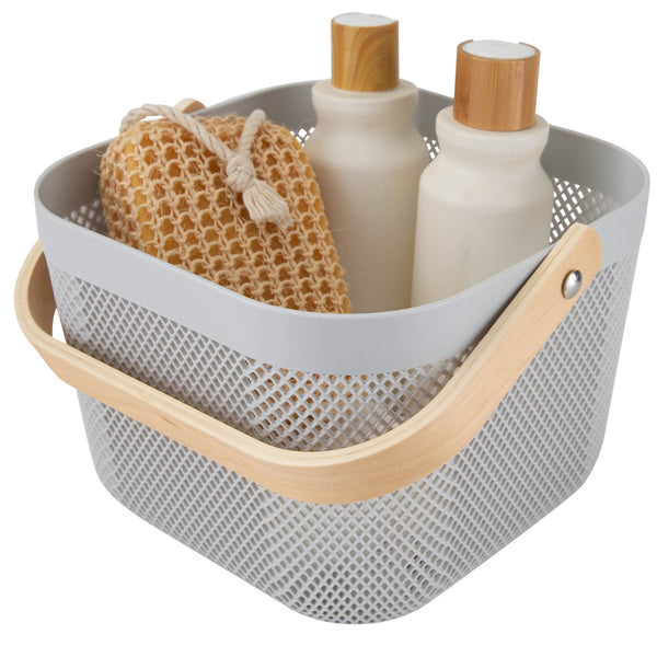 Kitchengrips Mesh Storage Basket Small Grey
