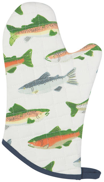 kitchengrips Oven Mitt Set - Gone Fishing