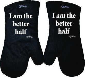 kitchengrips Oven Mitt Set I am the Better Half