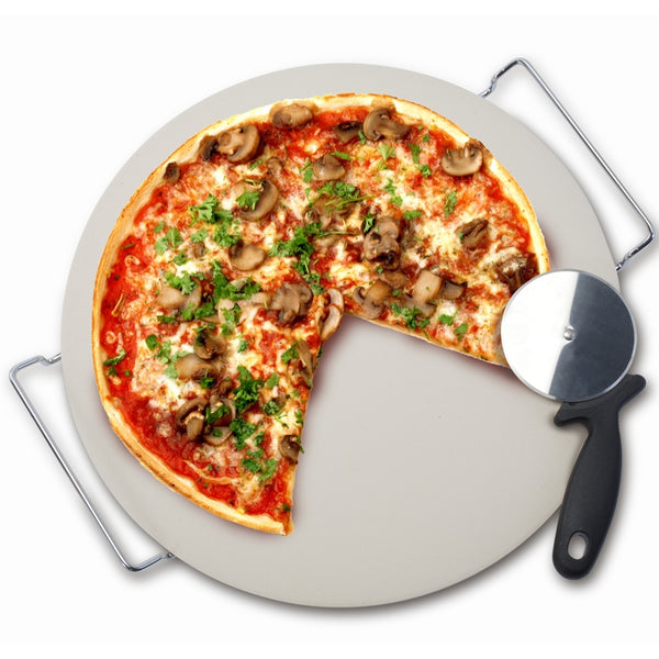 kitchengrips Pizza Stone with Rack