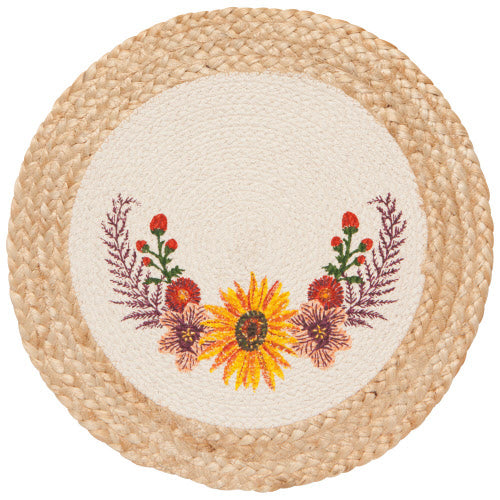 kitchengrips Placemat Braided Sunflower Splendor