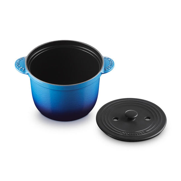 Kitchengrips Rice Pot Blueberry Enameled Cast Iron