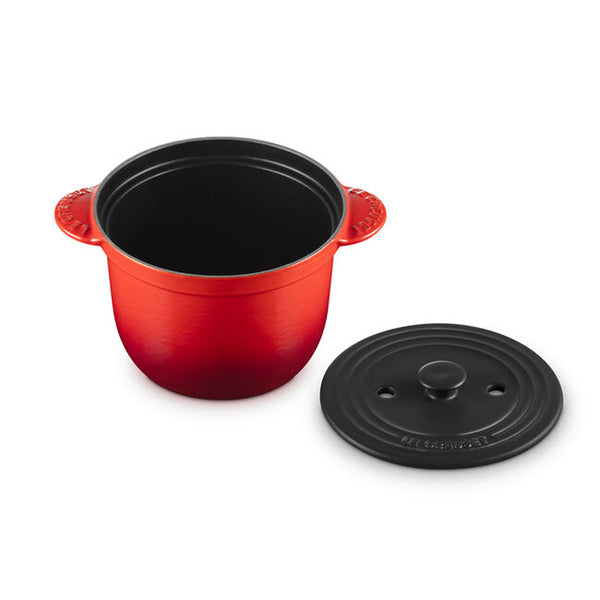Kitchengrips Rice Pot Cerise Enameled Cast Iron