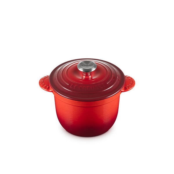 kitchengrips Rice Pot Cerise Enameled Cast Iron
