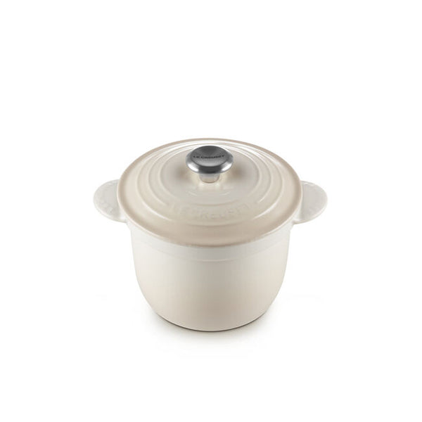 kitchengrips Rice Pot Meringue Enameled Cast Iron