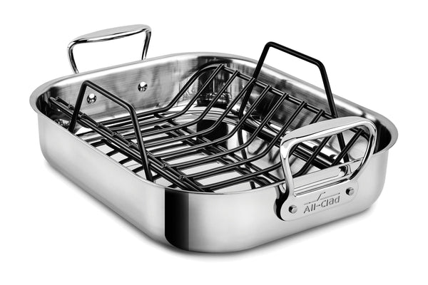 kitchengrips Roaster with Rack Stainless Steel