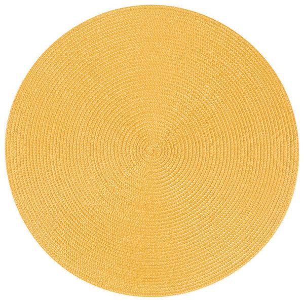 kitchengrips Round Placemat- Honey Yellow