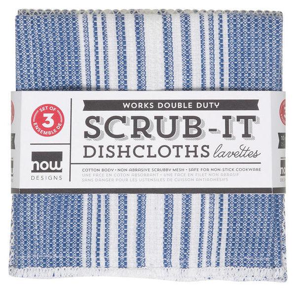 kitchengrips Scrub-it Dishcloths Set - Royal Blue